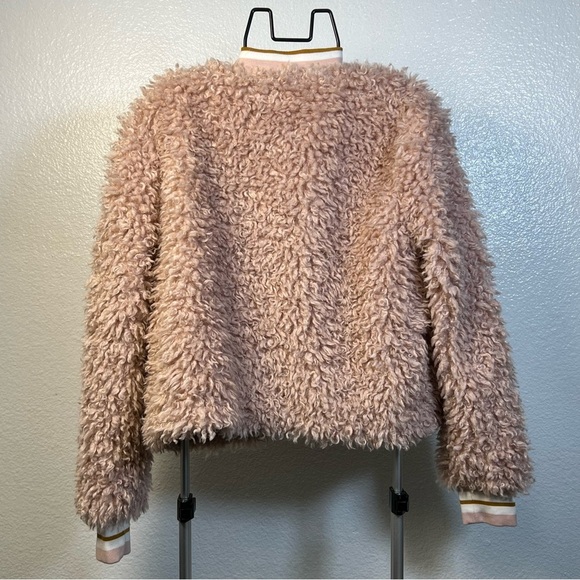 Jessica Simpson Kataleya Fuzzy Jacket PINK SZ L - Picture 6 of 11